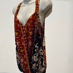 INC INTERNATIONAL CONCEPTS GLOBAL ESCAPE BLOUSE OX NWT